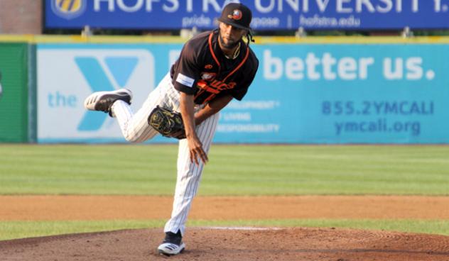 Long Island Ducks pitcher Anderson DeLeon