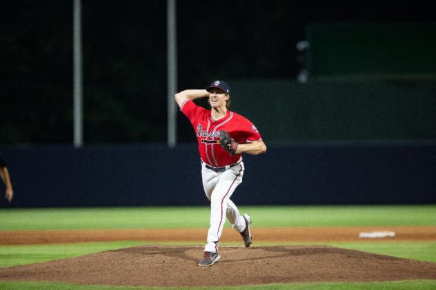 Rome Braves on the mound