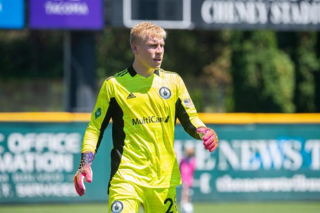 Tacoma Defiance goalkeeper Andrew Thomas