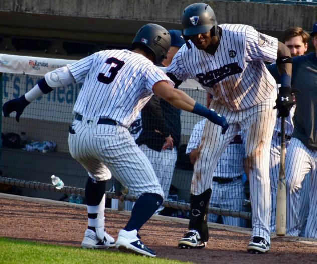 Somerset Patriots Oswaldo Cabrera and Michael Beltre