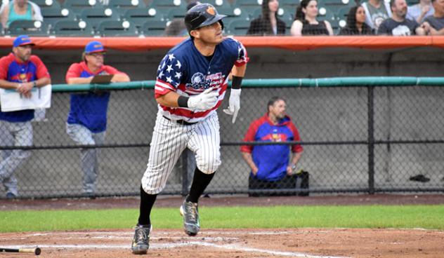 Ian Kinsler of the Long Island Ducks