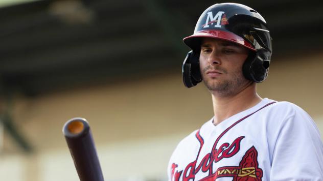 Mississippi Braves outfielder Tyler Neslony