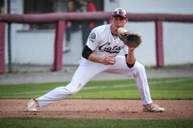 Billy Cook with the Thunder Bay Border Cats