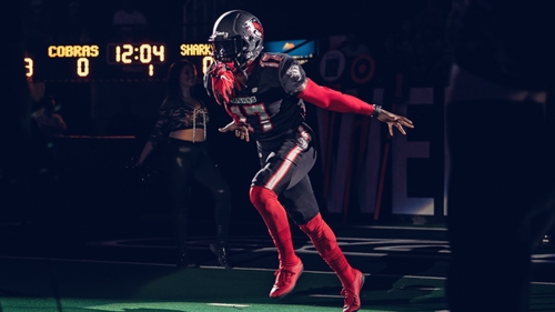 Carolina Cobras wide receiver Kendrick Ings