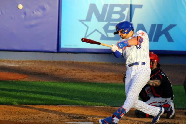 J.D. Davis had four hits, including a home run and two doubles on Tuesday night for the Syracuse Mets