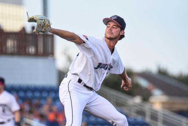 Pensacola Blue Wahoos pitcher Will Stewart