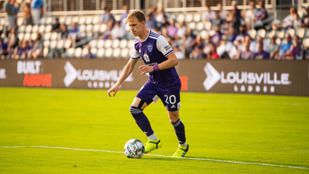 Louisville City FC forward Jimmy McLaughlin