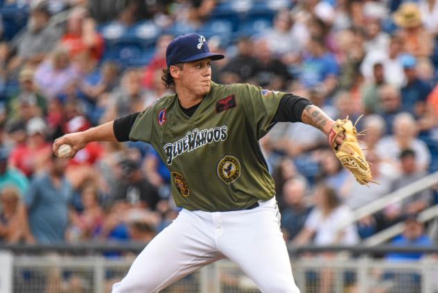 Pensacola Blue Wahoos pitcher Zach McCambley
