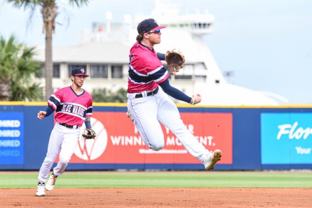 Pensacola Blue Wahoos infielder Connor Justus