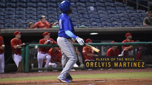 Dunedin Blue Jays infielder Orelvis Martinez