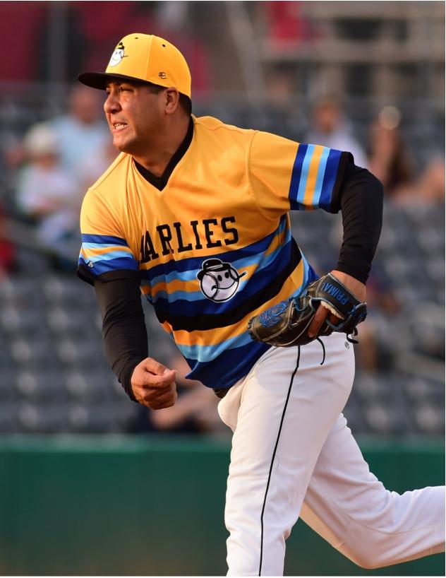 West Virginia Power pitcher Edwin Quirarte