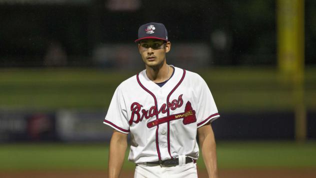 Pitcher Freddy Tarnok with the Rome Braves