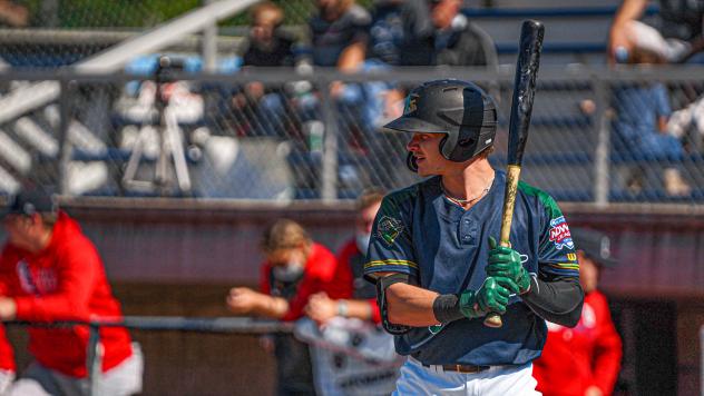 Griffin Conine with the Beloit Snappers