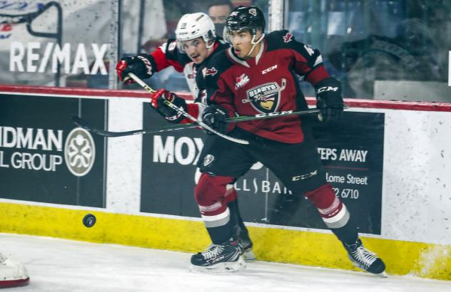 Vancouver Giants forward Justin Sourdif