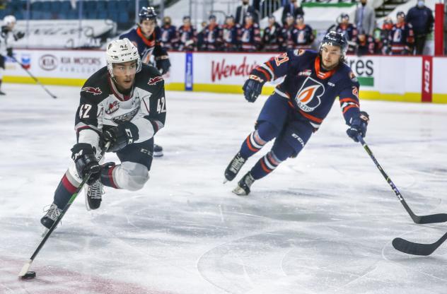 Vancouver Giants forward Justin Sourdif