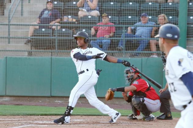 Tri-City Dust Devils with a big swing