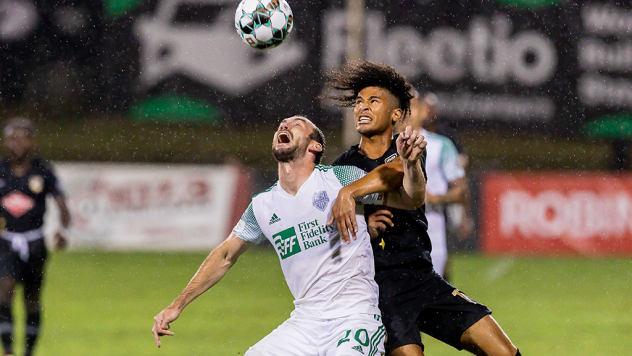 Jaden Servania with Birmingham Legion FC