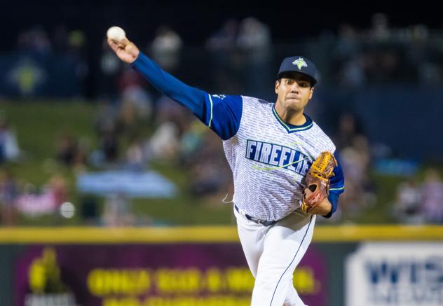 Columbia Fireflies pitcher Cruz Noriega