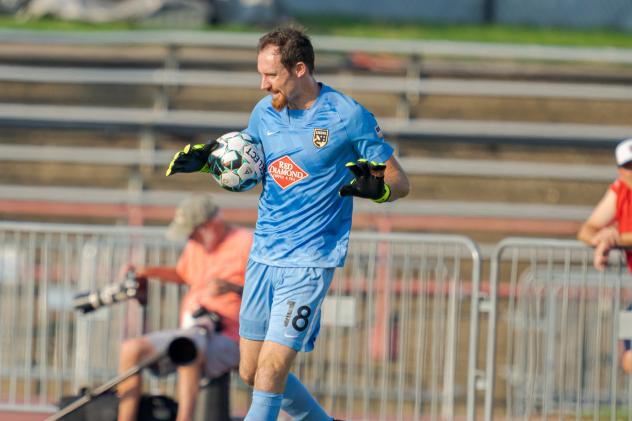 Birmingham Legion FC goalkeeper Trevor Spangenberg