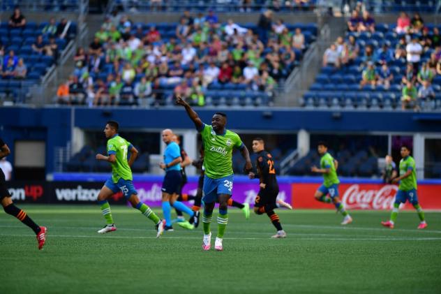 Seattle Sounders FC defender Y. Gomez Andrade