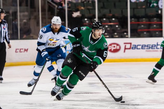 Texas Stars defenseman Ben Gleason