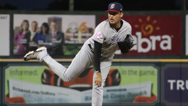 Somerset Patriots pitcher Kevin Gadea