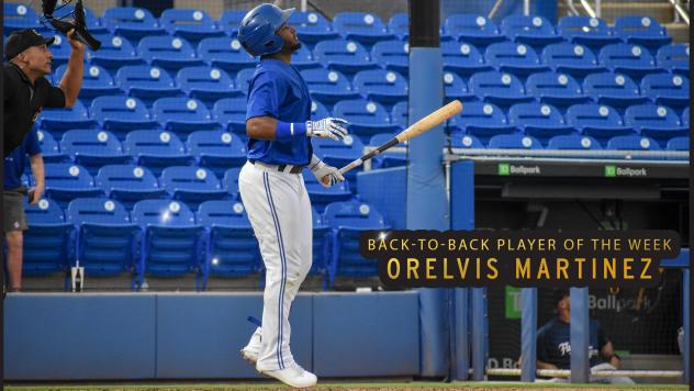 Dunedin Blue Jays infielder Orelvis Martinez