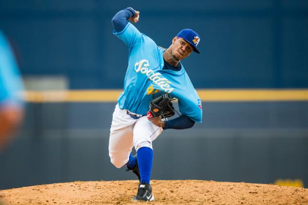 Amarillo Sod Poodles pitcher Luis Frias