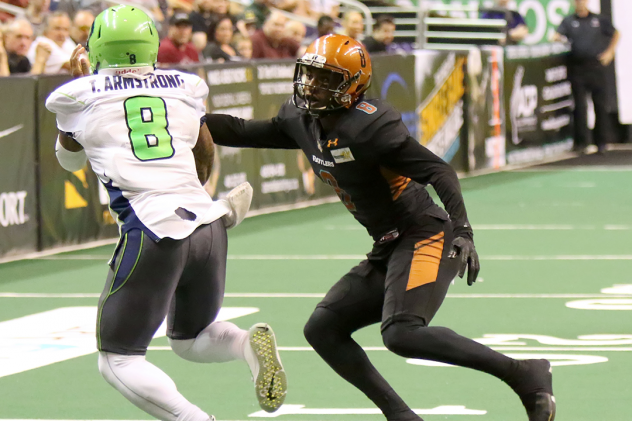 Arizona Rattlers defensive back Devontae Merriweather