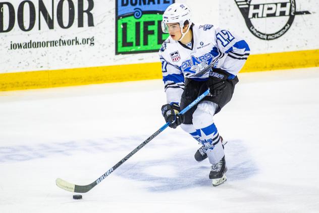 Defenseman Chase Pietila with the Lincoln Stars