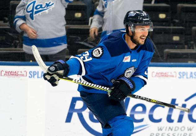 Jacksonville Icemen forward Abbott Girduckis