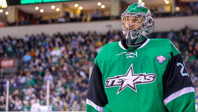 Texas Stars goaltender Mike McKenna in 2018