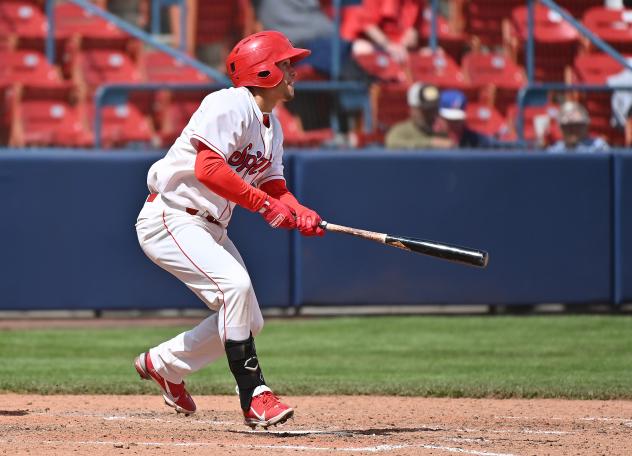 Spokane Indians at the plate