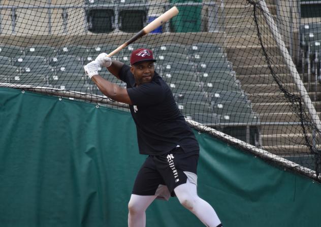 Somerset Patriots infielder Chris Gittens