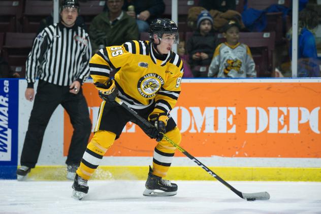 Justin Nolet of the Sarnia Sting