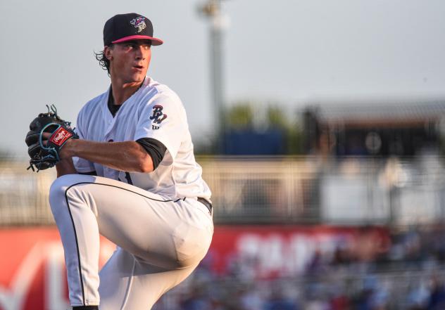 Pensacola Blue Wahoos pitcher Kyle Nicolas vs. the Montgomery Biscuits