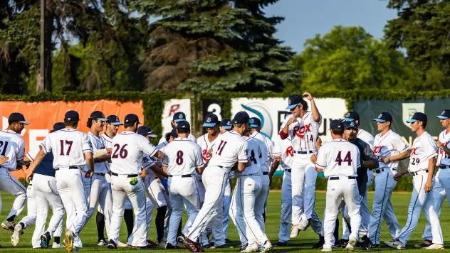 St. Cloud Rox celebrate a win
