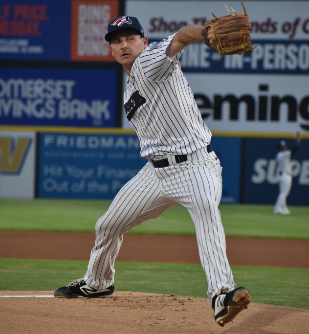 Somerset Patriots pitcher Hayden Wesneski