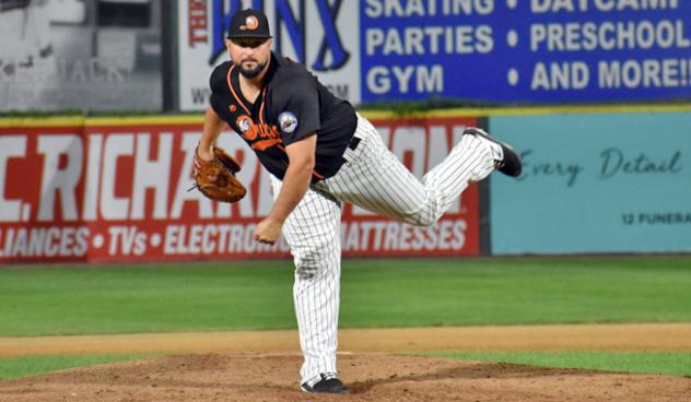 Long Island Ducks pitcher Hunter Cervenka