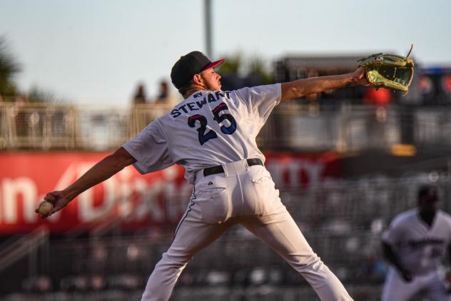 Pensacola Blue Wahoos pitcher Will Stewart
