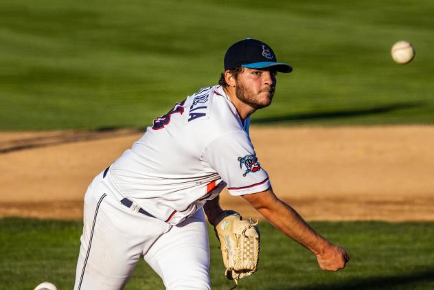 Pensacola Blue Wahoos pitcher Joe Battaglia