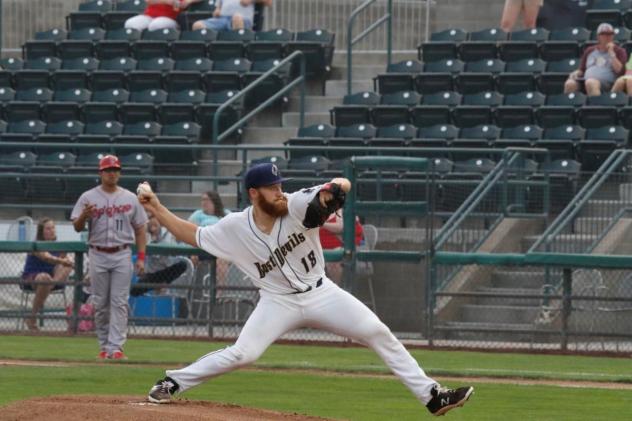 Tri-City Dust Devils pitcher Sam Bachman