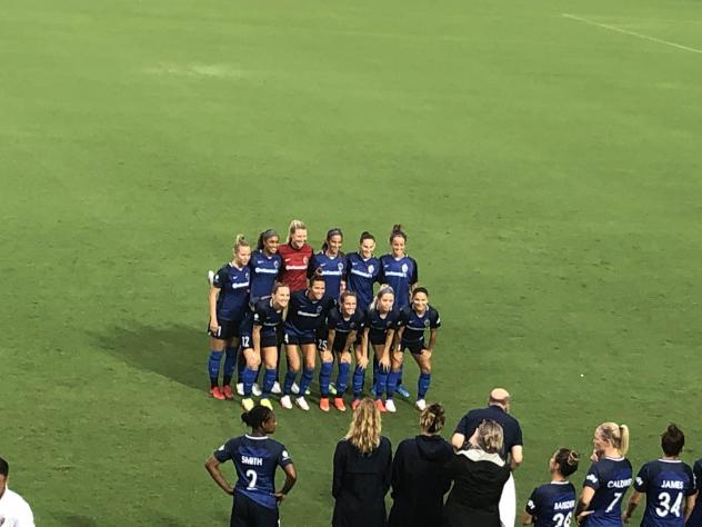 North Carolina Courage lineup vs. the Chicago Red Stars