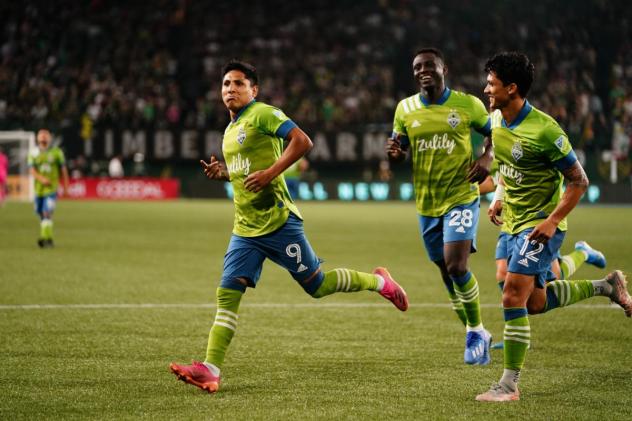 Seattle Sounders FC forward Raúl Ruidíaz