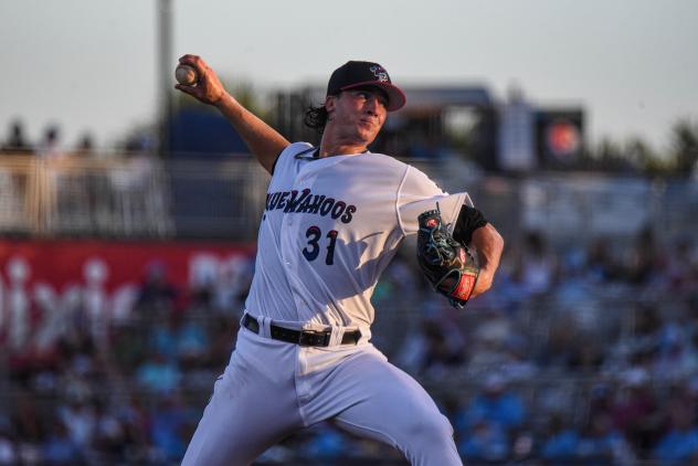 Pensacola Blue Wahoos pitcher Kyle Nicolas