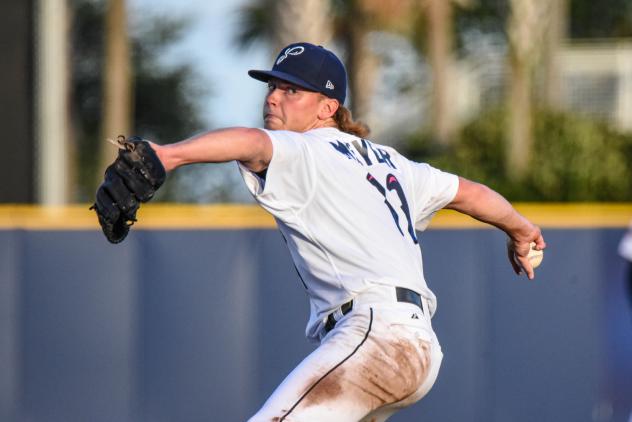 Pensacola Blue Wahoos pitcher Max Meyer