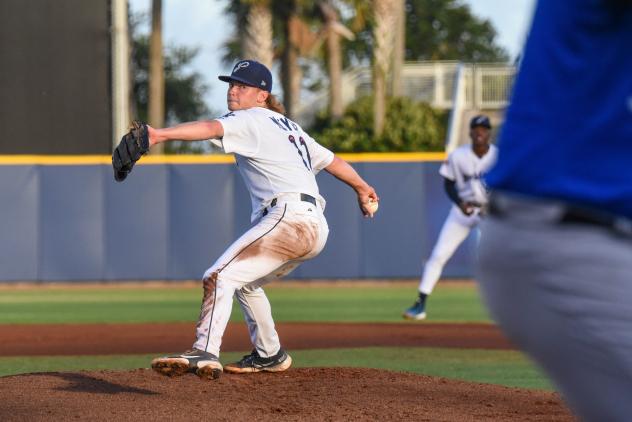 Pensacola Blue Wahoos pitcher Max Meyer