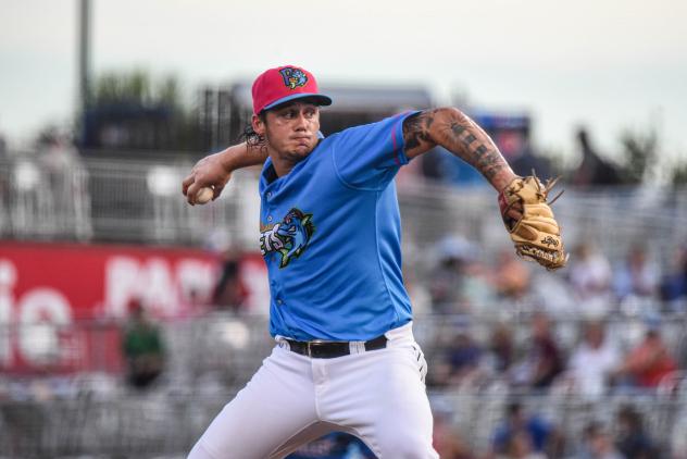 Pensacola Blue Wahoos pitcher Zach McCambley