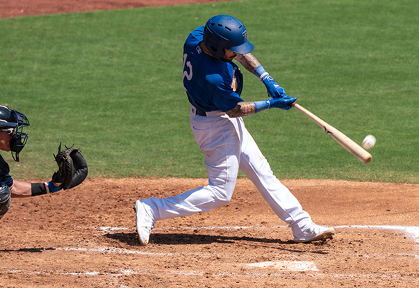 Jacob Amaya drives in one of the Drillers six runs as the Tulsa Drillers top the Northwest Arkansas Naturals 6-4