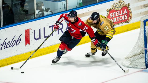 Defenseman Casey Johnson with the South Carolina Stingrays